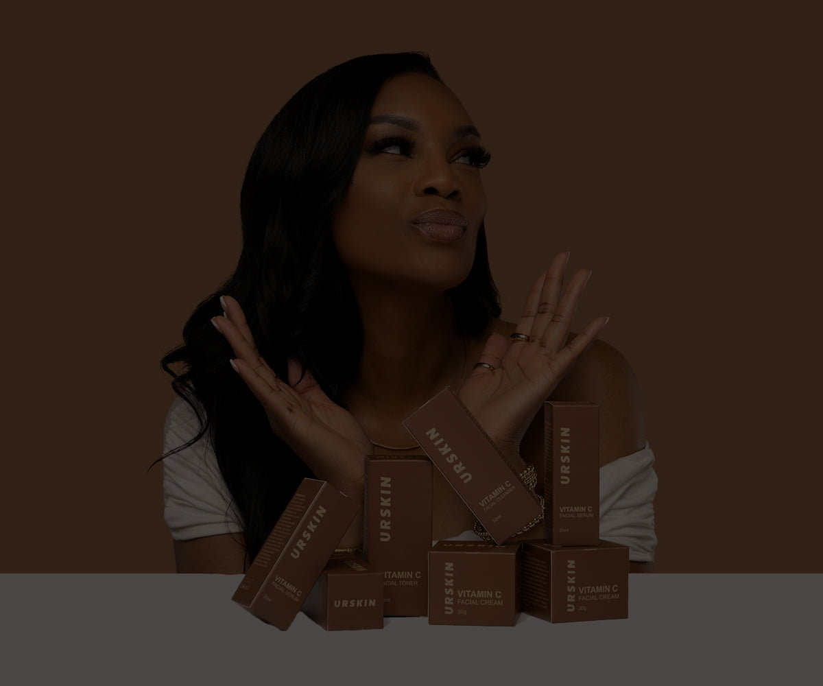 The URSKIN Vitamin C Kit — cleanser, toner, serum and cream